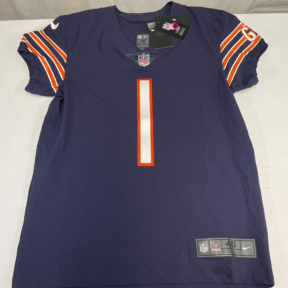 Justin Fields Chicago Bears Nike Vapor Elite On Field Jersey